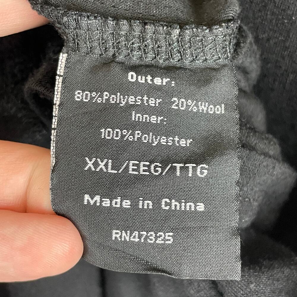 Omni-Wool Wool Blend Base Layer Black Long Sleeve… - image 8